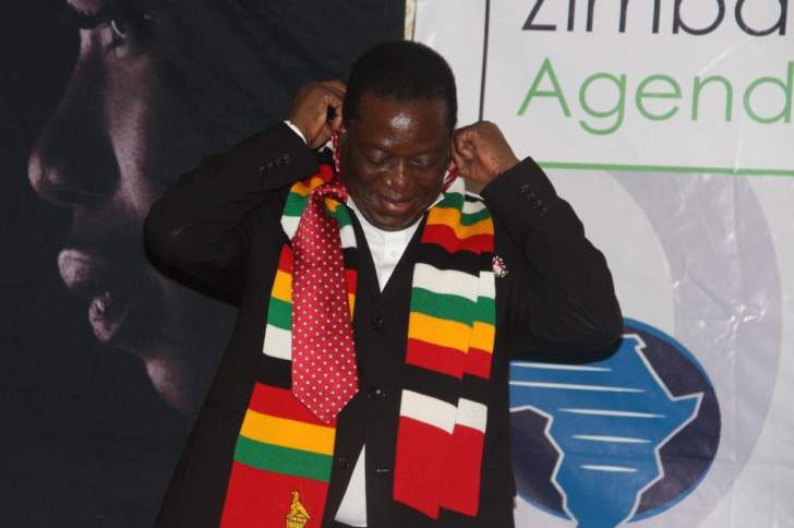 Mnangagwa neck tie proceeds handed over