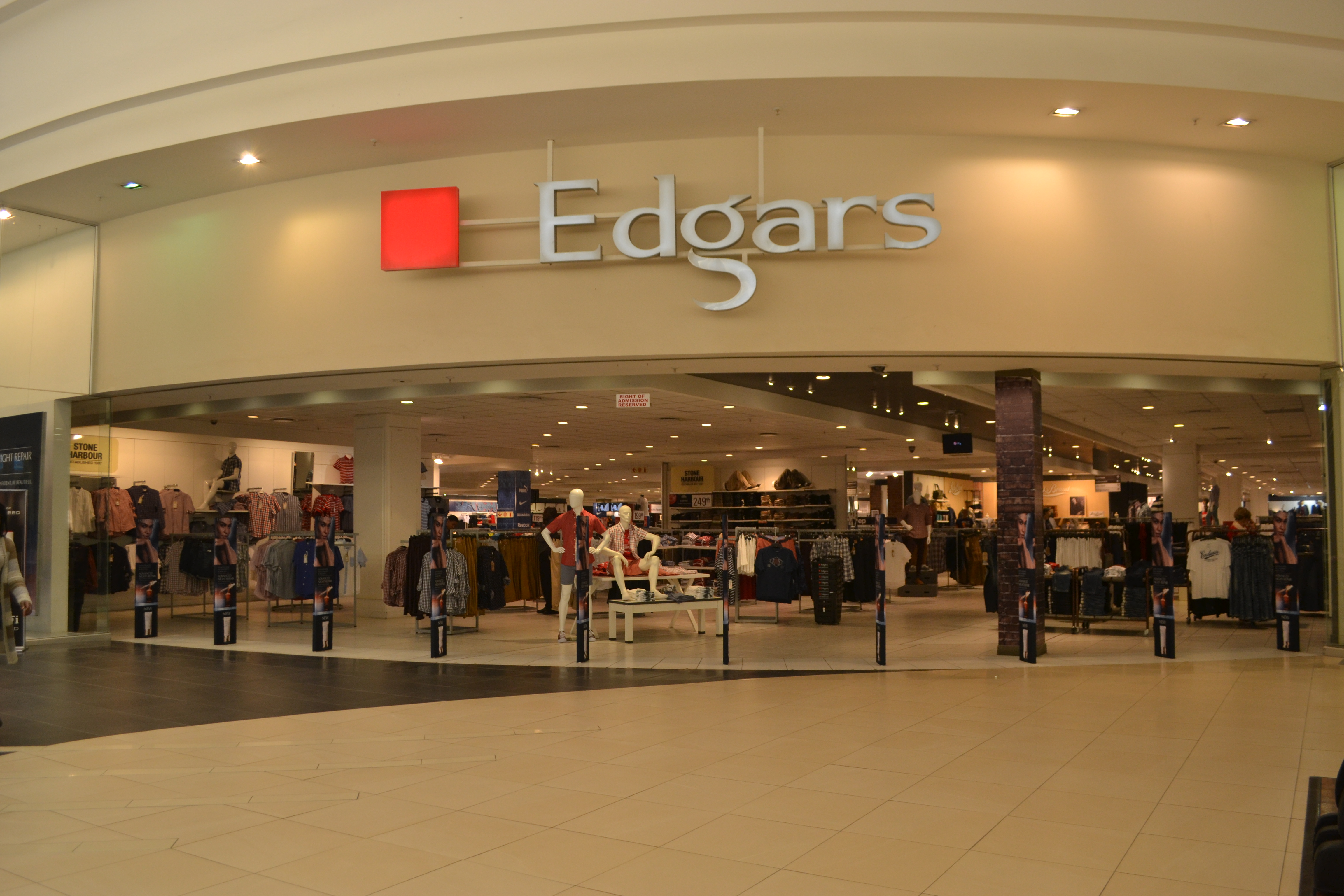 Edgars store face closure