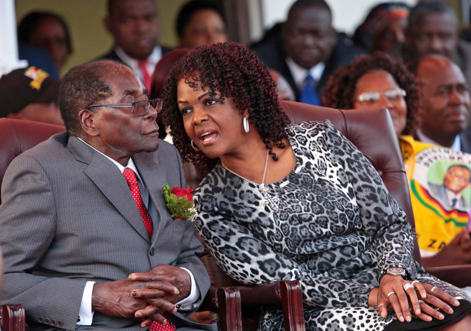 Mugabe, Grace bleed Zimbabwe dry