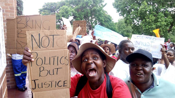 Hwange Colliery protests clock 100 days