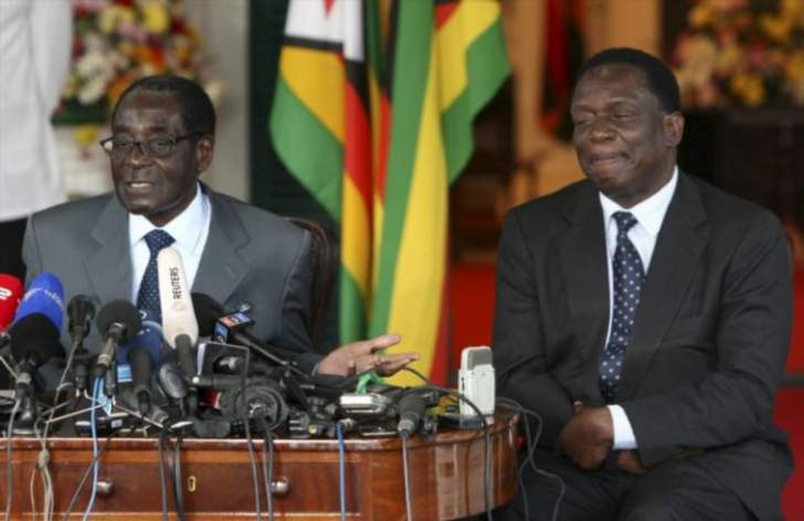 Mugabe ceded power to Mnangagwa in 2008, reneged in 2013