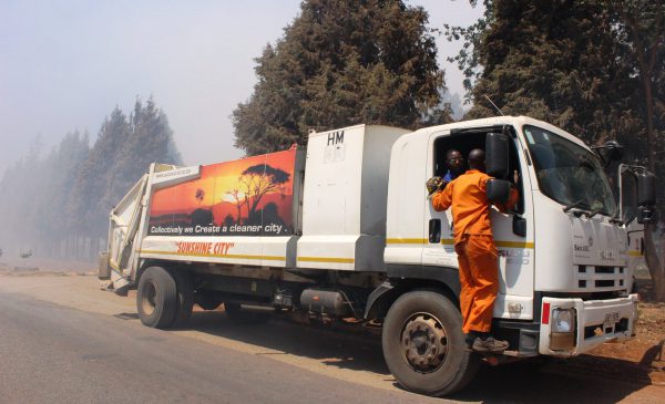 Harare's refuse trucks stuck in SA