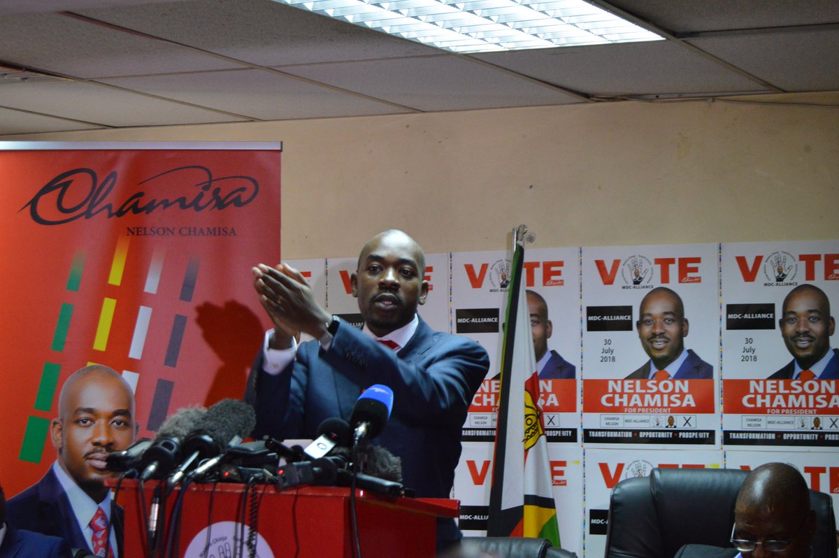 Chamisa gives polls a chance