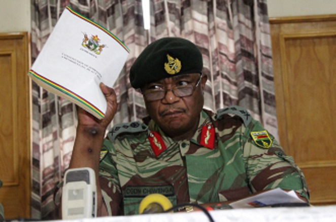 Zimbabwe coup general in health scare