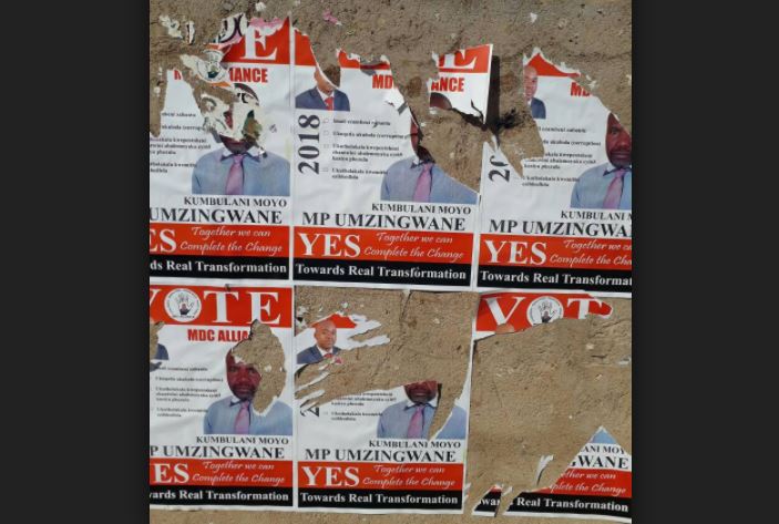 Police warn against defacing poll posters